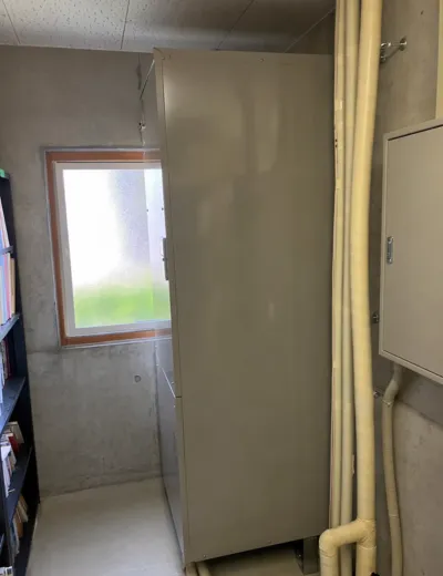 【丹波篠山市】追いだきしてもおふろが温まりにくくなったためエコキュートを交換｜HPL-2TFB465SRAUからSRT-S376への施工事例（施工前）