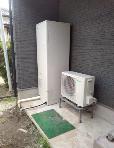 【磯城郡田原本町】お湯を使うときに金属のようなにおいが気になるようになったためエコキュートを交換｜EQN46LFVからTUN46YFVへの施工事例（施工後）