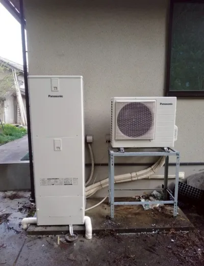 【磯城郡田原本町】浴室リモコンにエラーが表示されるようになったためエコキュートを交換｜HE-460SFQからHE-S37LQへの施工事例（施工後）