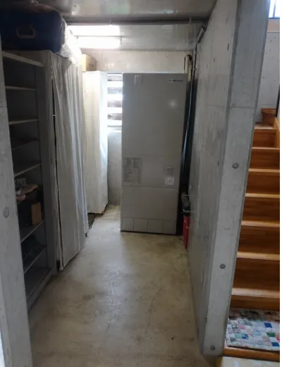 【相楽郡笠置町】お湯が出たり出なかったりして不安定になったためエコキュートを交換｜CTU-EP461DA9からCTU-46AZ1への施工事例（施工後）