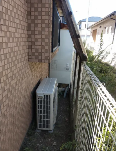 【長岡京市】お湯が出たり出なかったりして不安定になったためエコキュートを交換｜CTU-461D1A8からCTU-46AZ1への施工事例（施工後）