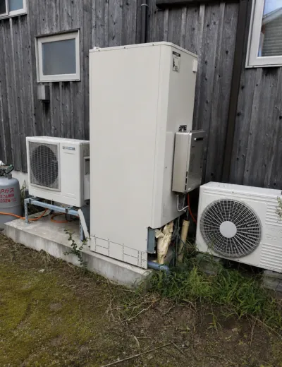 【長岡京市】湯はり完了までに時間がかかるようになったためエコキュートを交換｜EBS-H37QTA4からSRT-ST376への施工事例（施工前）