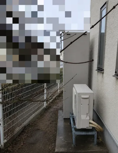 【大阪市阿倍野区】シャワー使用中にお湯の温度が安定しにくくなったためエコキュートを交換｜HHP-A466HATからSRT-ST466への施工事例（施工後）