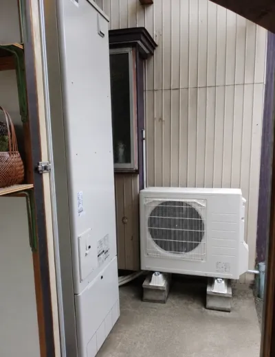 大阪市中央区で湯はりの途中にエラーが出るエコキュートを交換｜SRT-HPT46W1からSRT-ST466へ（施工後）