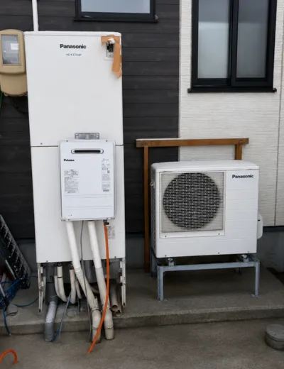 大阪市福島区で追いだき中にエラーが表示されるエコキュートを交換｜HE-K37AQPからHE-S37LQへ（施工前）