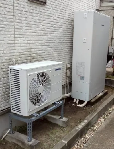 大阪市浪速区で自動湯はりの水位が安定しない薄型エコキュートを交換｜EB-U37QTA5からCTU-E372AZ1へ（施工後）