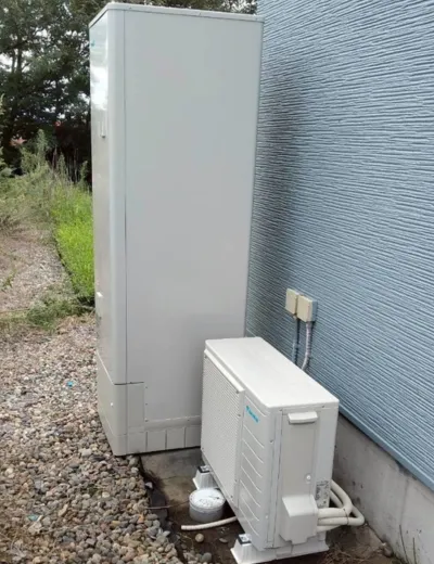 大阪市西区でお湯の温度が安定しないエコキュートを交換｜TU46LFVからTUA46YFVへ（施工後）