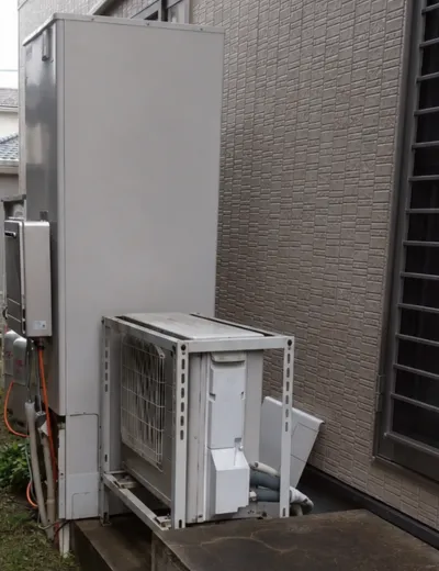 大阪市鶴見区で浴槽の水位が安定しないエコキュートを交換｜SRT-WT466からBHP-TADV46Wへ（施工前）