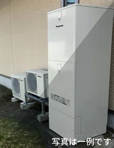 パナソニックのエコキュート設置イメージ（写真は一例です）