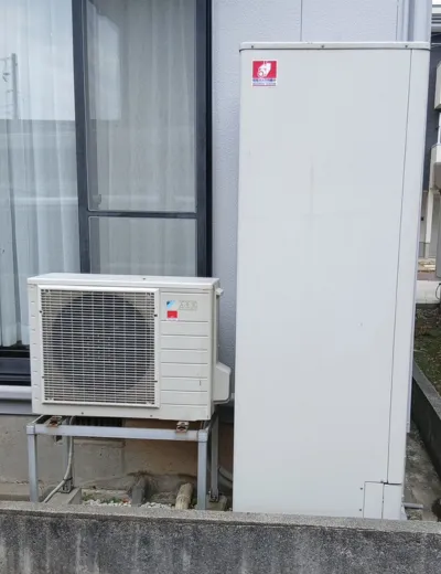 堺市東区で自動湯はりが途中で止まるエコキュートを交換｜TU46PFVからTUX46ZFVへ（施工前）