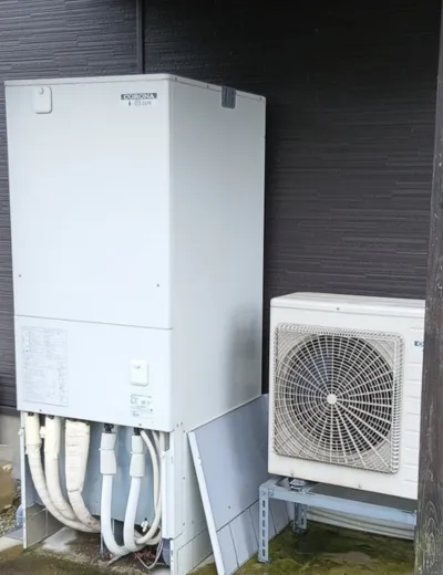 堺市南区で湯はり量が安定しないエコキュートを交換｜CTU-46AY1からCTU-46AZ1へ（施工前）