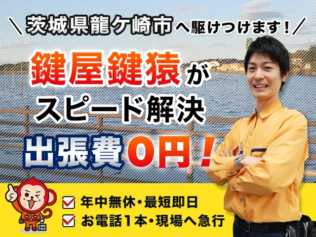 龍ケ崎市の鍵猿