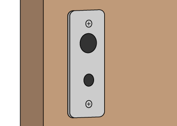 5.錠ケースを取り外します。