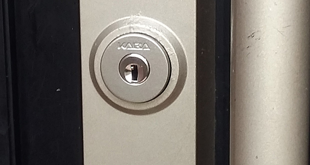 KABAに取り替えた玄関の鍵