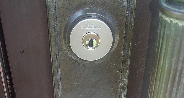 カバエースに交換した玄関の鍵