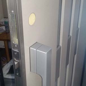 鍵の紛失を繰り返しているため電子錠に交換