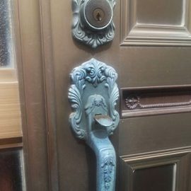 古代サムラッチ錠を同一デザインの部品で交換｜仙台市若林区文化町