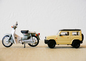 車とバイク