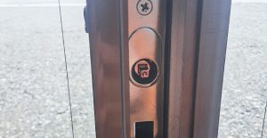 大阪市城東区今福西の倉庫扉の鍵