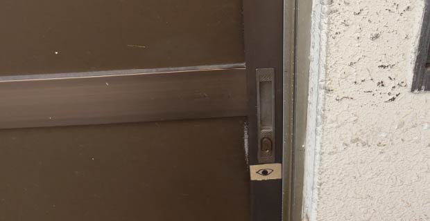引き戸の戸先錠が故障