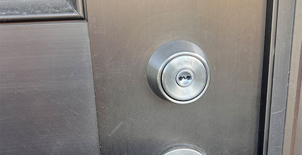 羽村市栄町鍵交換