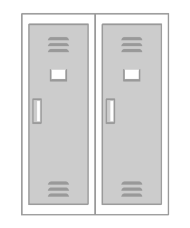 ロッカーのイラスト