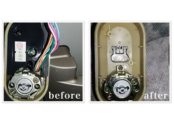 玄関の鍵穴交換|和歌山県岩出市