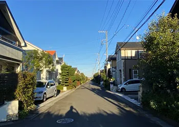 閑静な住宅街