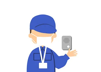 インターホンを鳴らす