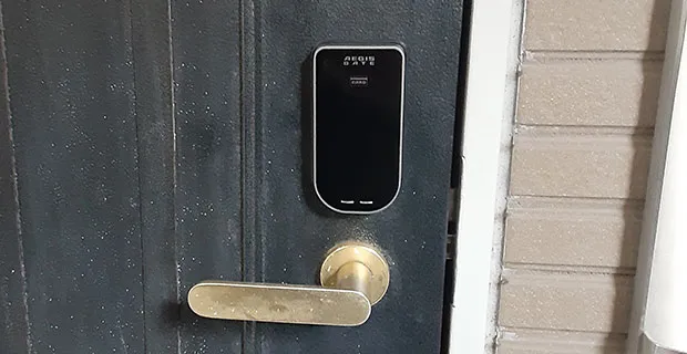 玄関の鍵交換｜埼玉県大里郡寄居町