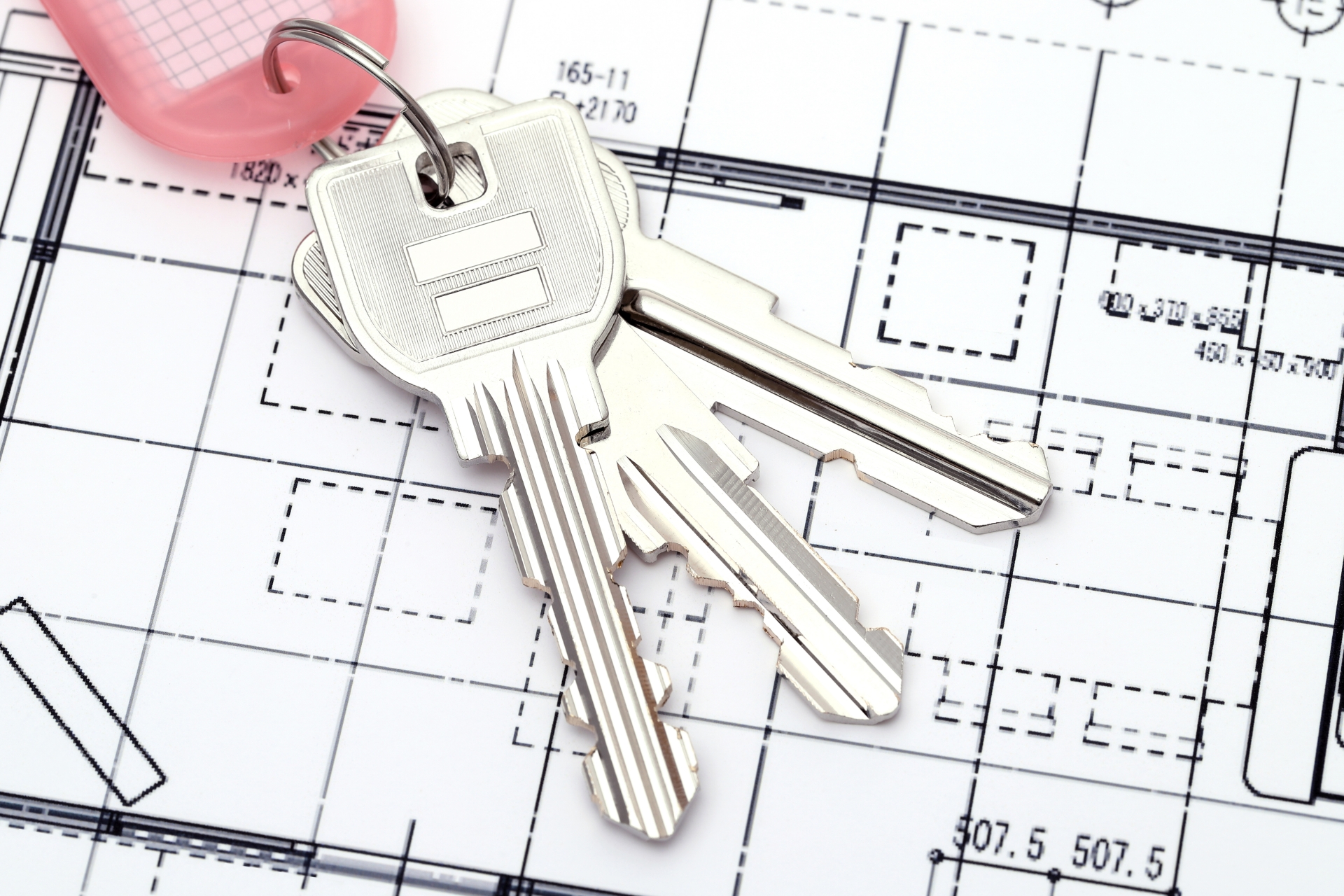 キーホルダーをつける