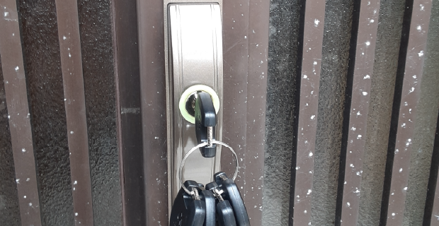 綴喜郡宇治田原町銘城台の召合せ錠交換