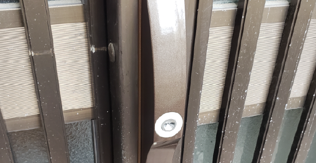 高槻市寿町の引き戸召合錠交換