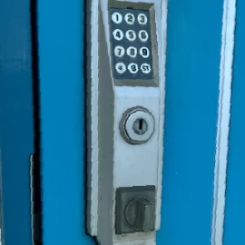 横浜市港北区小机の電子錠交換