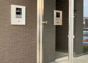 オートロックのエントランス