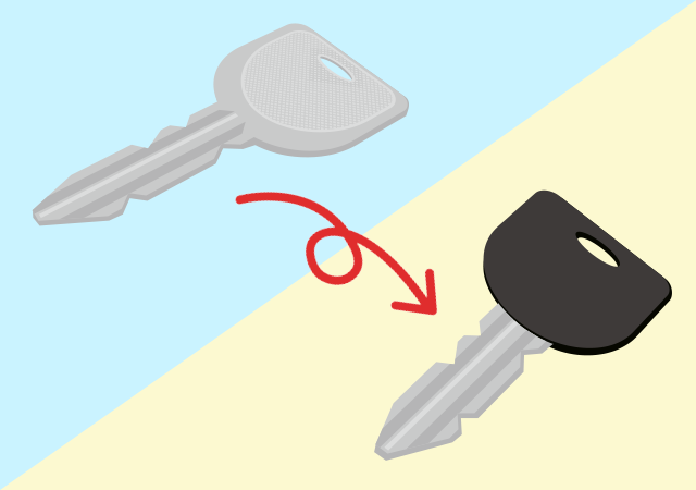 鍵番番号の隠し方