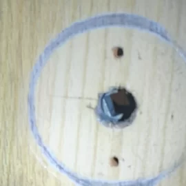 故障して開けられなくなったトイレのラッチを電動ドリルで破壊開錠│杉並区阿佐谷北