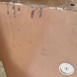 練馬区氷川台の自動ドアの錠前分解洗浄