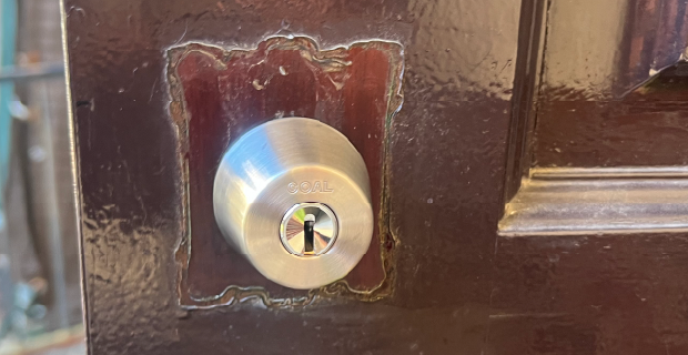 中央区月島のピンシリンダー錠交換