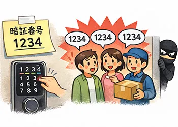 メモ・家族内共有・来客共有で漏れる