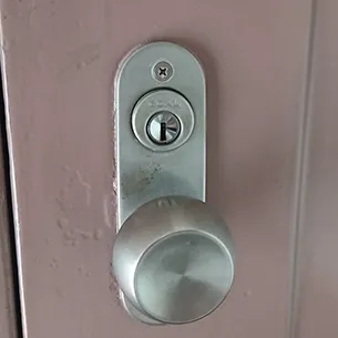 GOALのシリンダー交換後の玄関ドア