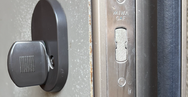 中央区兜町のマンションで特殊シリンダーのコア交換