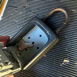 キーボックスのダイヤル解錠