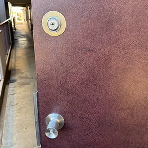 玄関ドアの鍵を交換した後