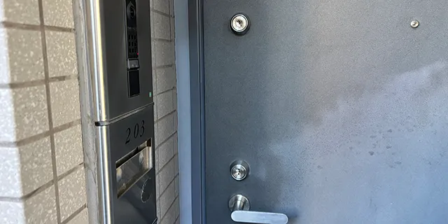 中古マンションの自宅の鍵を逆マスターキーで交換