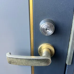 PRシリンダーに取り替えた玄関ドア