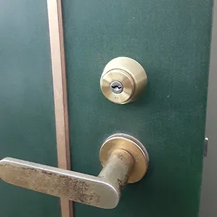 鍵が回せるように修理後の玄関鍵