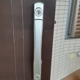 動作不良を修理した玄関の鍵
