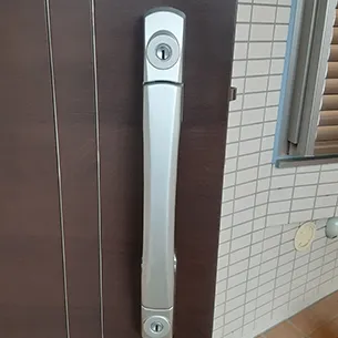 動作不良を修理した玄関の鍵