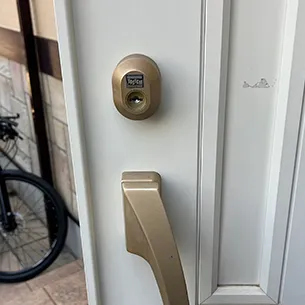 電子錠に取り替える前